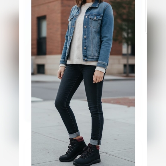 NEW! Timberland leather boots sz 8.5 NWT - Picture 3 of 11